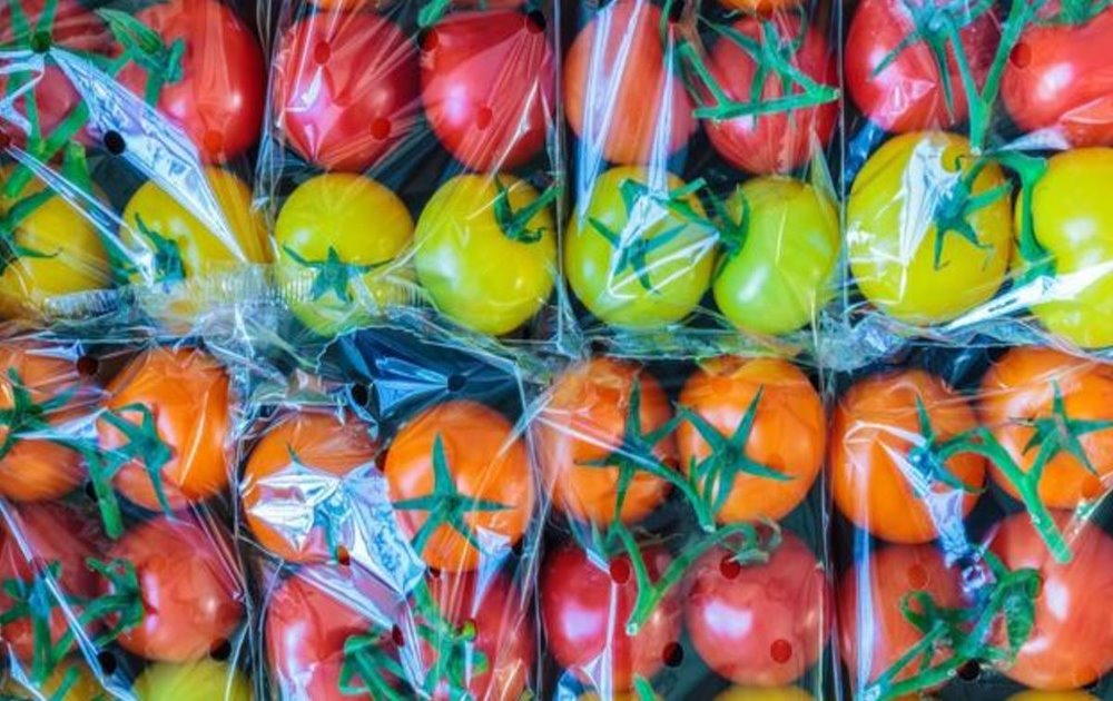廢物利用 剩餘農作物材料取代水果和蔬菜的塑料包裝